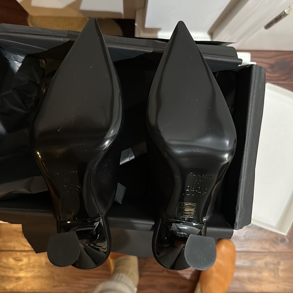 Anny Nord - MANIAC SLINGBACK Recycled - in black- size 38 European - Picture 8 of 12